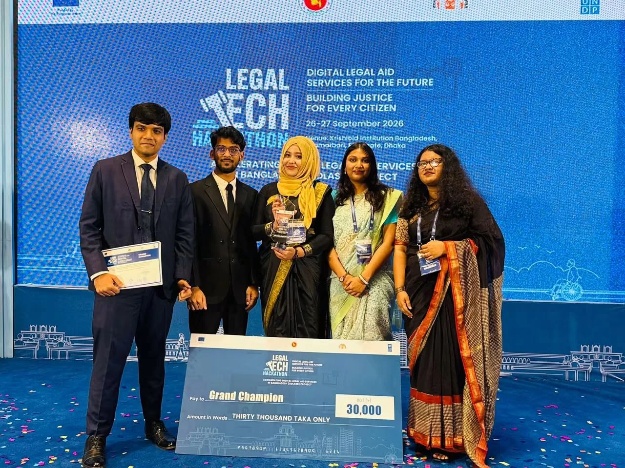 National ADLASB Legal Tech Hackathon-এ গ্র্যান্ড চ্যাম্পিয়ন ঢাবির ‘Res Judicata Digitalis’